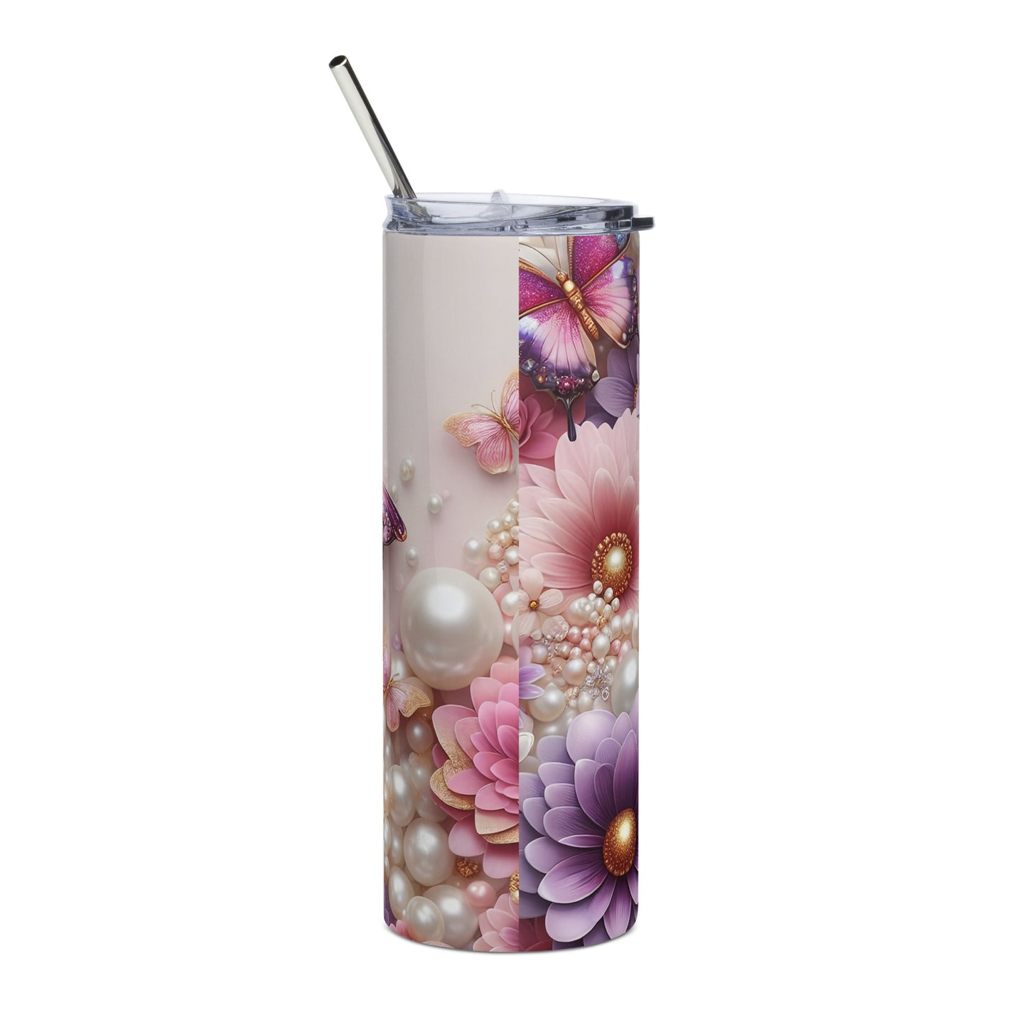 Butterfly Pearl tumbler
