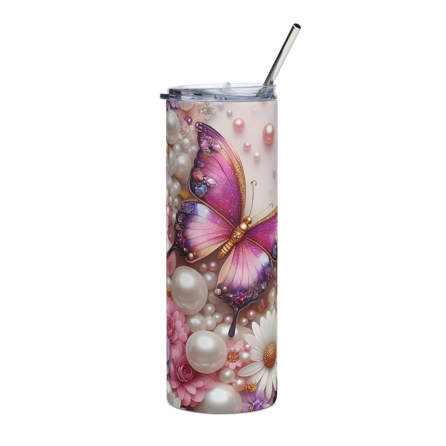 Butterfly Pearl tumbler