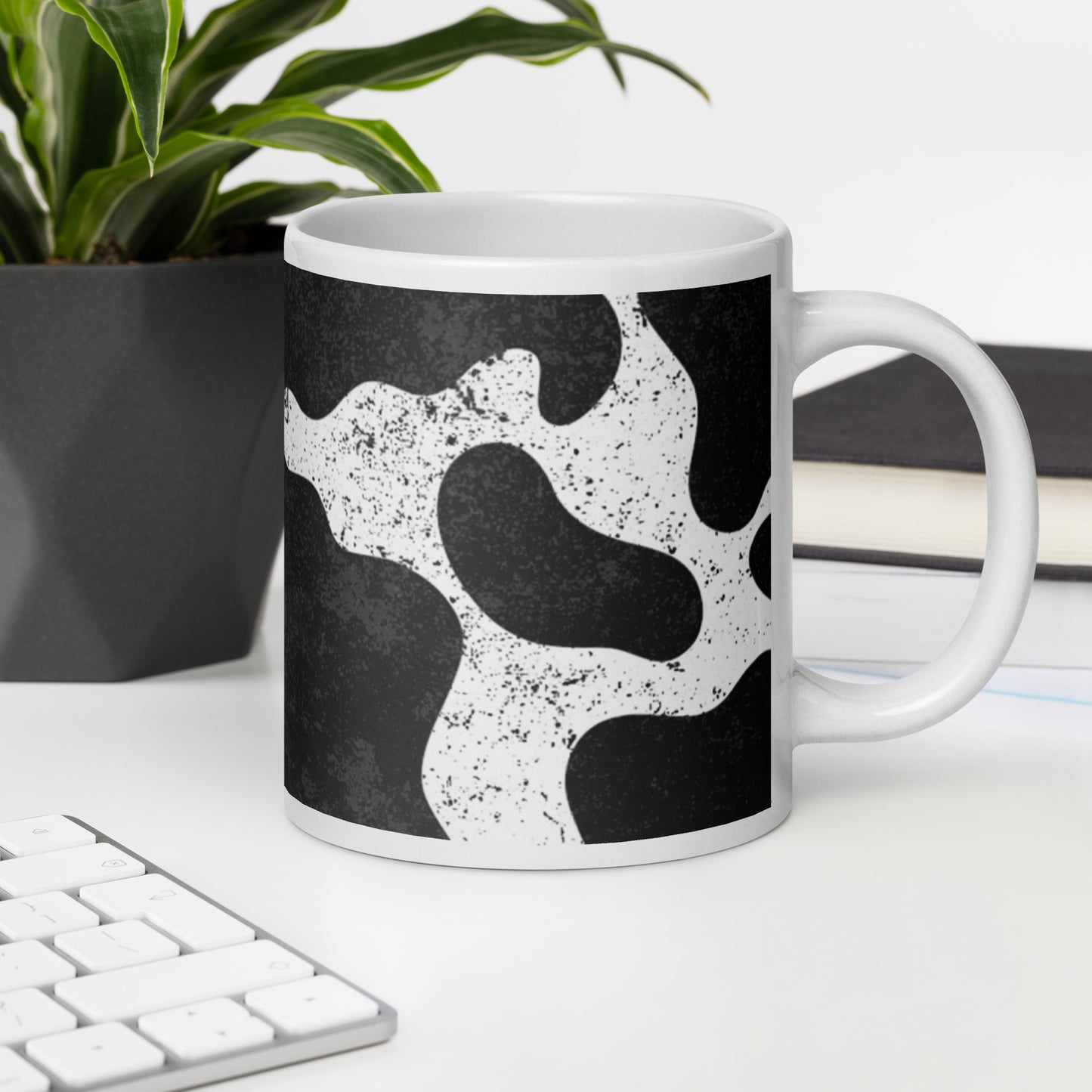 Zebra glossy mug