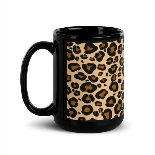 Black Leopard Mug