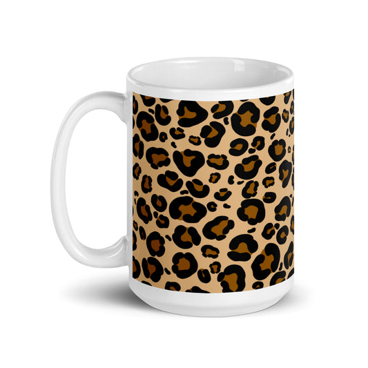 White Leopard Mug